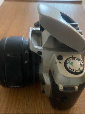 Nokia Silver and Black DSLR Camera with Tamron Lens